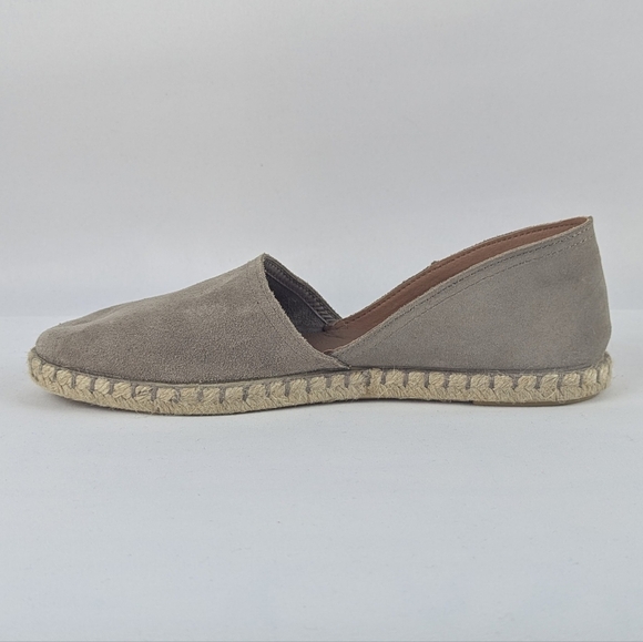 Verbenas Espadrilles Carmen Suede Leather Closed Toe Stone EU41 (9.5/10) NWT - Picture 5 of 16